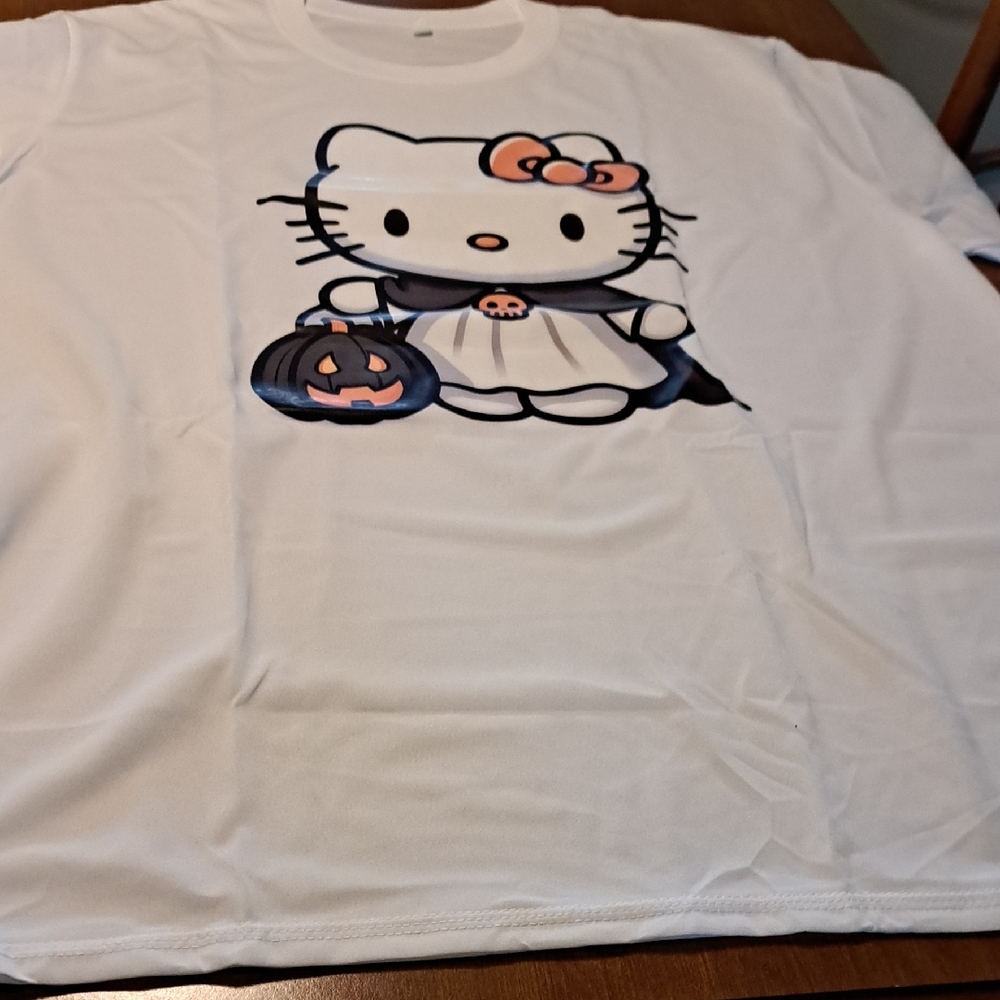 👻Hello Kitty White Halloween Short Sleeve Tee